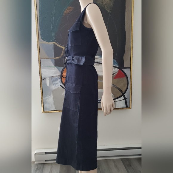 Kendall + Kylie | Sleeveless Lace-up Denim Jumpsuit - Picture 3 of 15